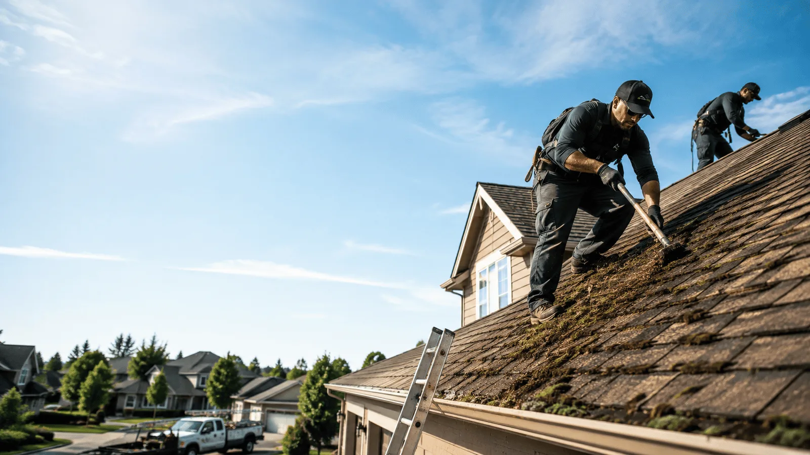 Roof Moss Removal in Old Monroe, MO near me